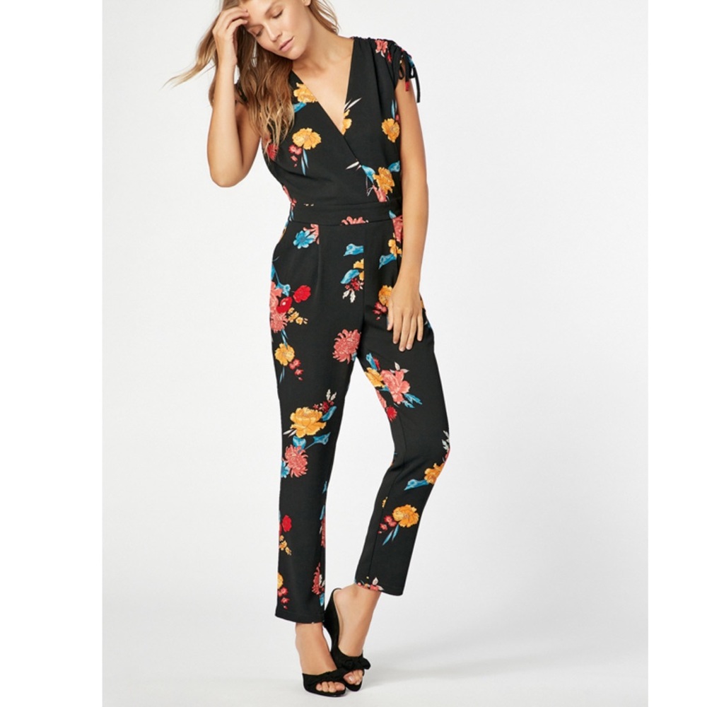 Shoedazzle Floral Jumpsuit